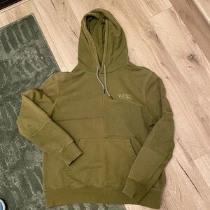 Vintage WESC heavyweight Mike patchwork French terry streetwear hoodie L